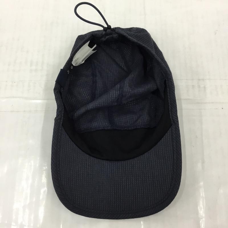ミレー MILLET 帽子 キャップ MIV8436 パーフブレスキャップ サマーキャップ ロゴ、文字 紺 / ネイビー /  メンズ USED 古着 中古 10105750
