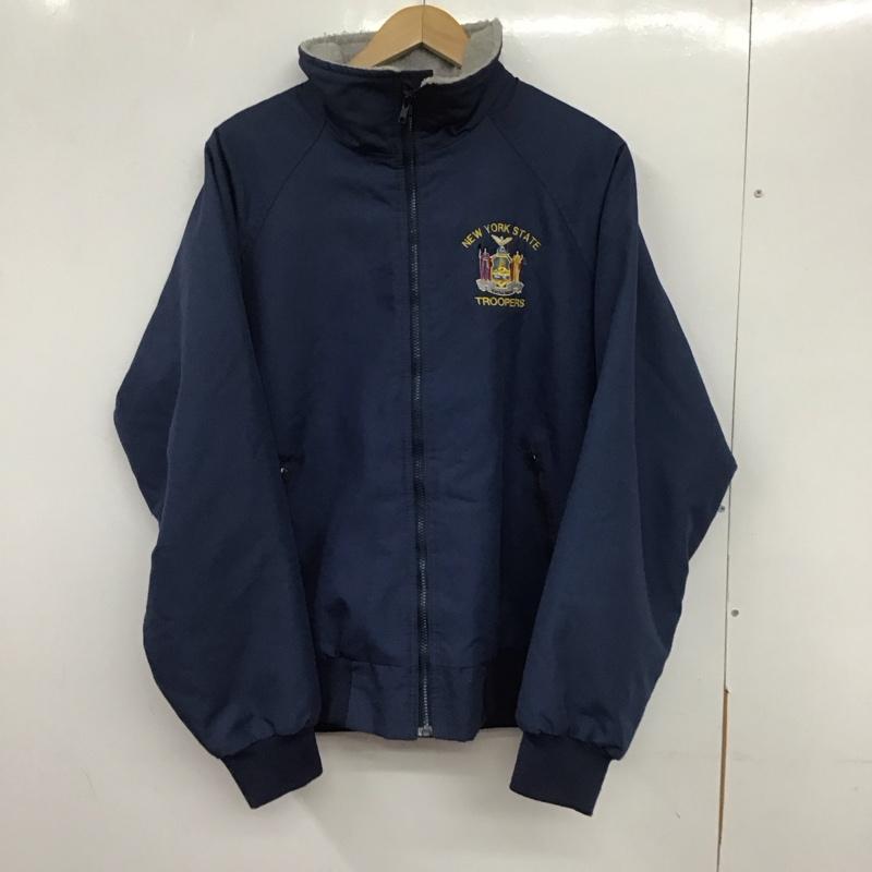 古着 USED ジャケット、上着 ジャンパー、ブルゾン L 無地 紺 / ネイビー /  メンズ USED 古着 中古 10134539