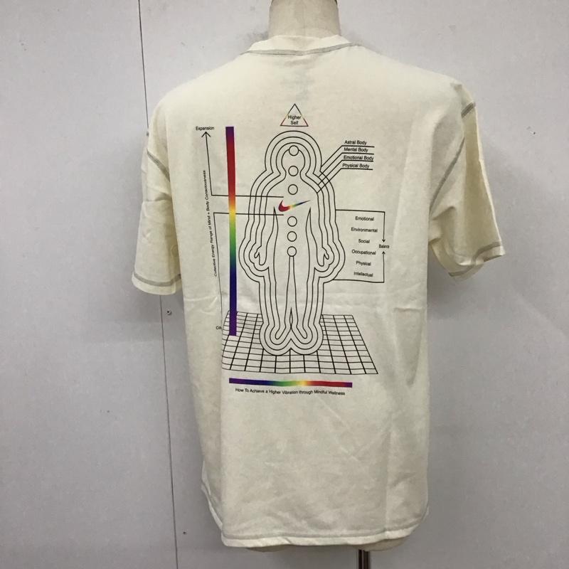 ナイキ NIKE Tシャツ 半袖 DD1413-901 クルーネック バックプリント タグ付き XL  アイボリー / アイボリー /  メンズ USED 古着 中古 10114626