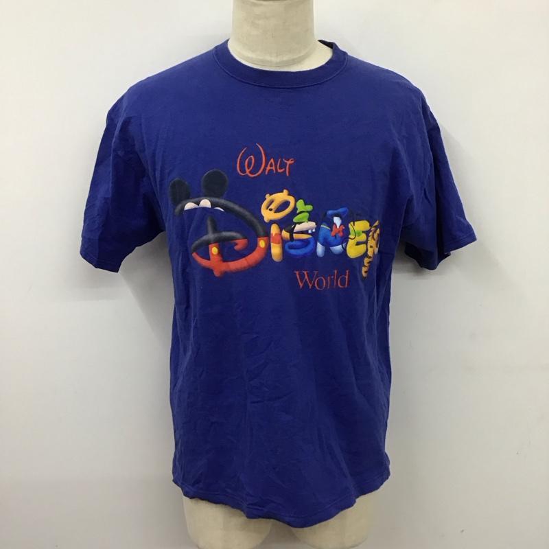 古着 USED Tシャツ 半袖 半袖カットソー プリントTシャツ クルーネックカットソー 古着 M プリント 青 / ブルー /  メンズ USED 古着 中古 10124162