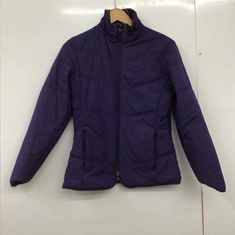 ナイキ NIKE ジャケット、上着 ジャンパー、ブルゾン リバーシブル M 無地 黒 / ブラック / X 紫 / パープル /  レディース USED 古着 中古 10147839
