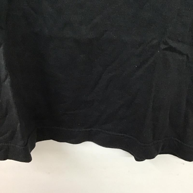 マーガレットハウエル MARGARET HOWELL Tシャツ 半袖 半袖カットソー プリントTシャツ クルーネックカットソー L 無地 黒 / ブラック /  メンズ USED 古着 中古 10128648