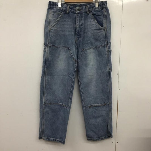 ノーティカ NAUTICA パンツ デニム、ジーンズ デニムパンツ ワイドパンツ カジュアルパンツ ダブルニー L ロゴ、文字 インディゴ / インディゴ /  メンズ USED 古着 中古 10148332