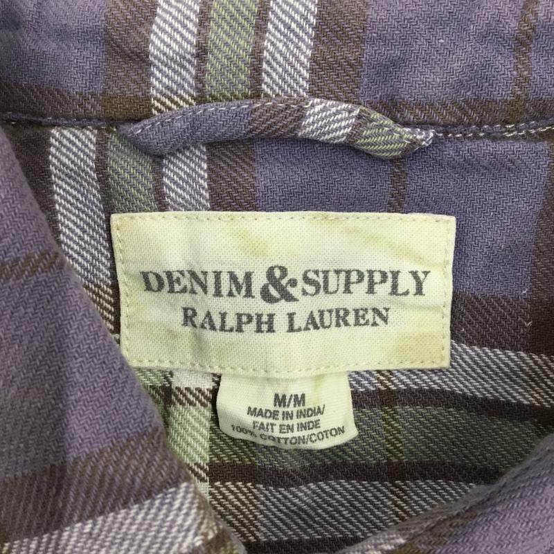 デニム アンド サプライ DENIM & SUPPLY シャツ、ブラウス 長袖 胸ポケット M チェック マルチカラー / マルチカラー /  メンズ USED 古着 中古 10117159