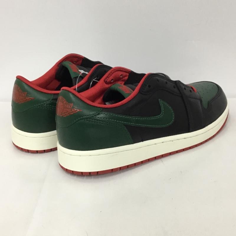 ナイキ NIKE スニーカー スニーカー CZ0775 036 WMNS AIR JORDAN 1 RETRO LOW OG 28cm 箱有 28.0cm ロゴ、文字 黒 / ブラック / X 赤 / レッド / X 緑 / グリーン /  メンズ USED 古着 中古 10124854
