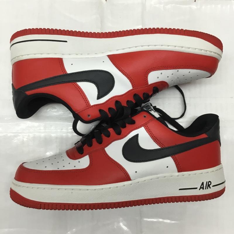 ナイキ NIKE スニーカー スニーカー AQ3778-992 BY YOU AIR FORCE1 28cm 箱有 28.0cm ロゴ、文字 白 / ホワイト / X 赤 / レッド / X 黒 / ブラック /  メンズ USED 古着 中古 10108074