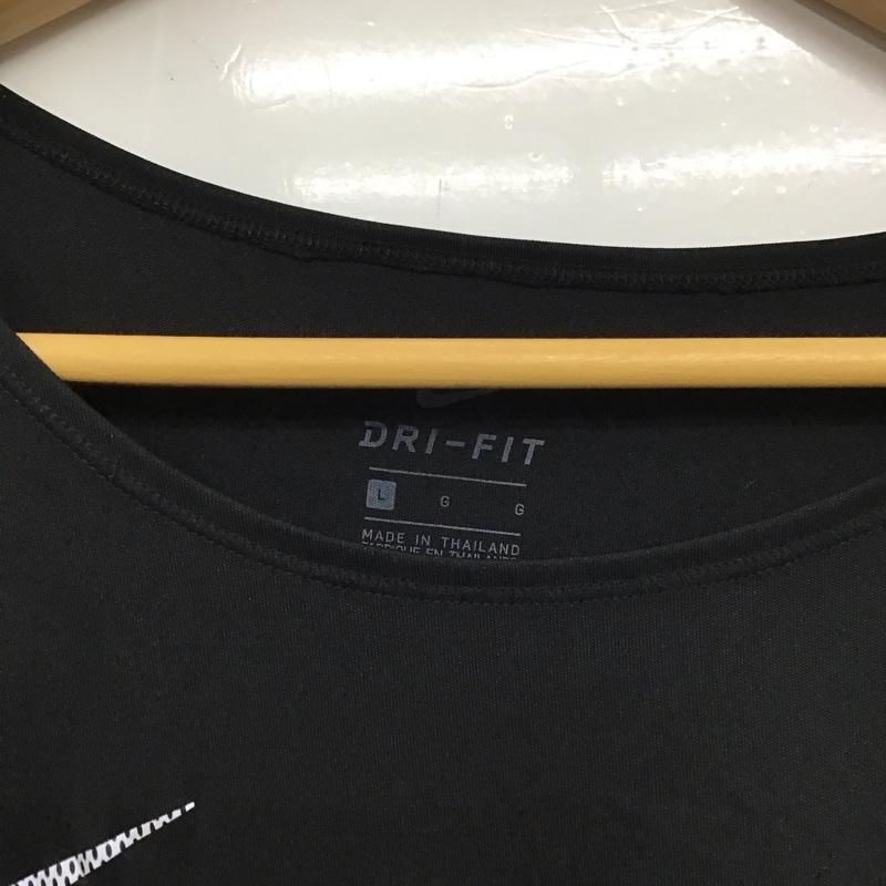 ナイキ NIKE カットソー 半袖 cj1938-010 WS ICNCLSH P S/S L ロゴ、文字 X プリント 黒 / ブラック /  レディース USED 古着 中古 10150809