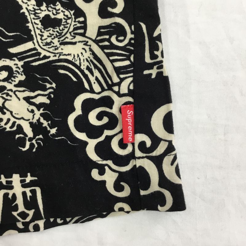 シュプリーム Supreme シャツ、ブラウス 長袖 15SS imperial shirt S 総柄 黒 / ブラック / X ベージュ / ベージュ /  メンズ USED 古着 中古 10123086
