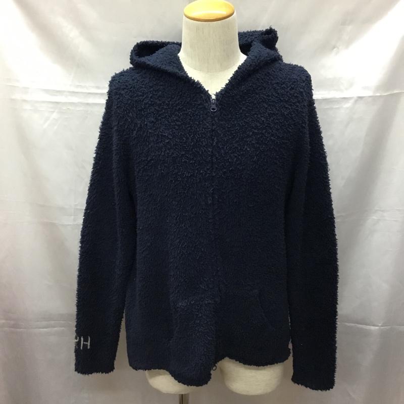 ベアフットドリームズ BAREFOOT DREAMS パーカー 長袖 S 無地 紺 / ネイビー /  メンズ USED 古着 中古 10108953