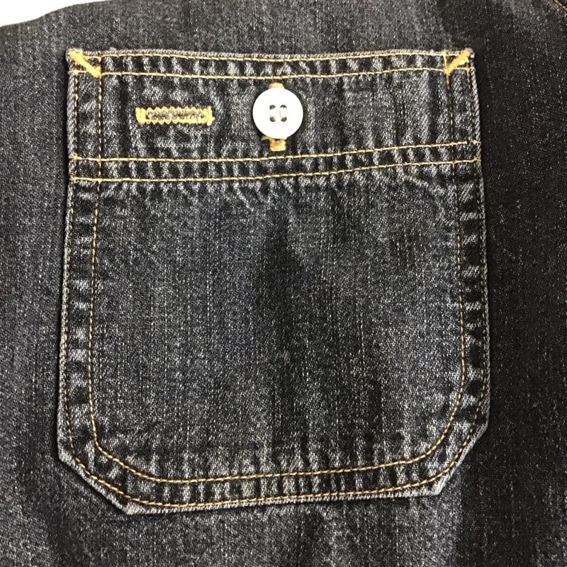 ウエアハウス WAREHOUSE シャツ、ブラウス 長袖 長袖シャツ カジュアルシャツ カラーシャツ 古着 36 無地 黒 / ブラック /  メンズ USED 古着 中古 10107789