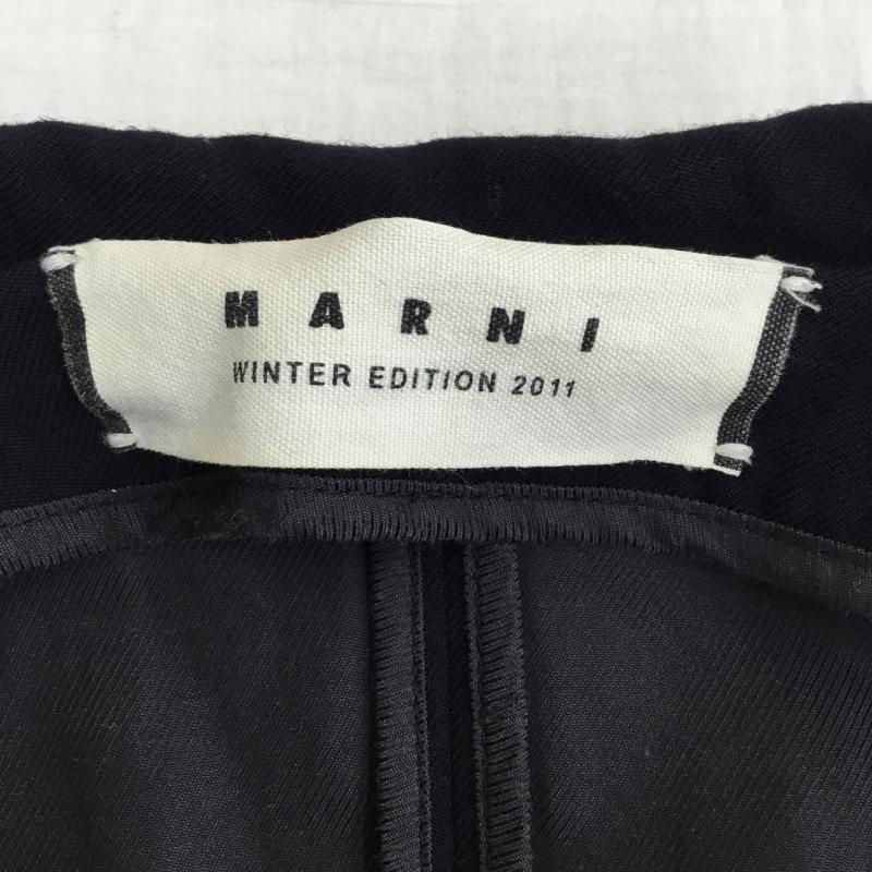 マルニ MARNI コート コート一般 38 無地 黒 / ブラック /  レディース USED 古着 中古 10142532