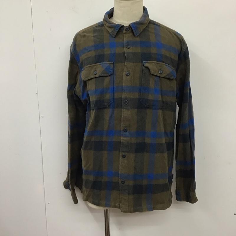 パタゴニア patagonia シャツ、ブラウス 長袖 長袖シャツ カラーシャツ ポケットシャツ 長袖カットソー チェックシャツ L チェック マルチカラー / マルチカラー /  メンズ USED 古着 中古 10124538
