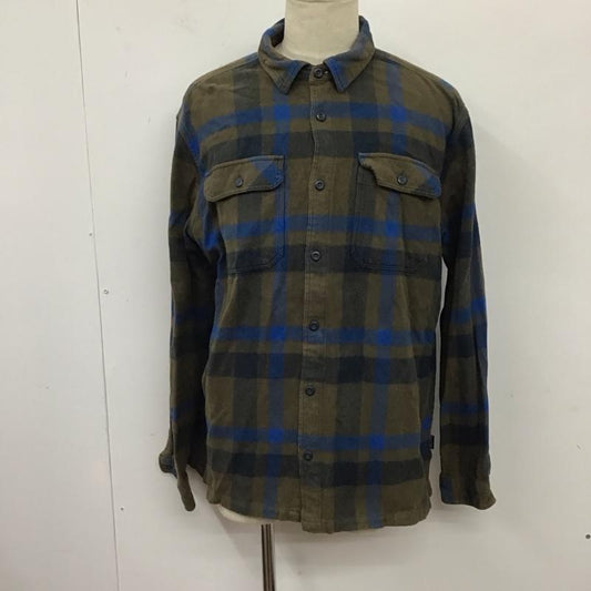 パタゴニア patagonia シャツ、ブラウス 長袖 長袖シャツ カラーシャツ ポケットシャツ 長袖カットソー チェックシャツ L チェック マルチカラー / マルチカラー /  メンズ USED 古着 中古 10124538