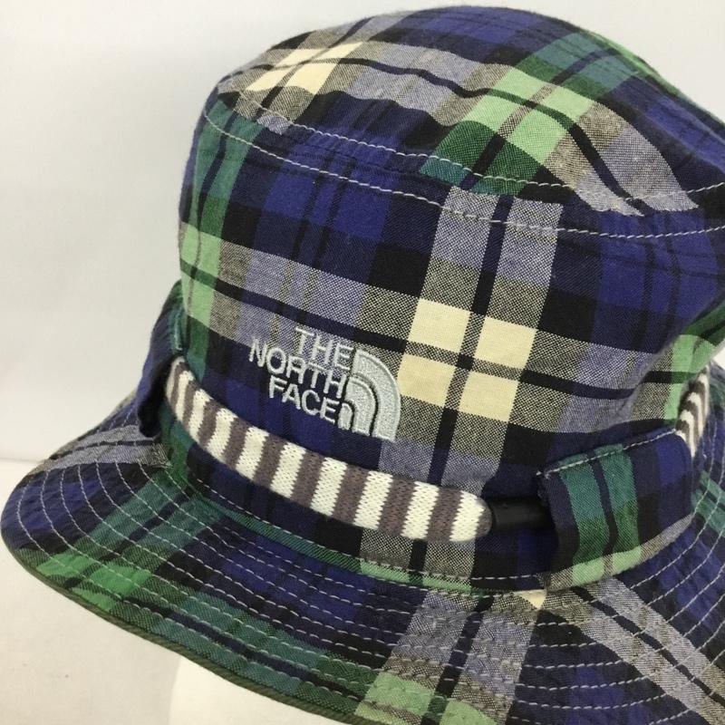 チャムス CHUMS 帽子 ハット NN80026 THE NORTH FACE バケットハット チェック FREE ロゴ、文字 マルチカラー / マルチカラー /  メンズ USED 古着 中古 10147446