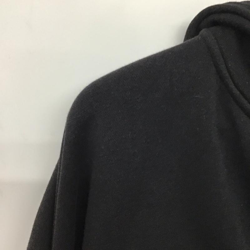 アディダス adidas パーカー 長袖 gf6977 ジップパーカー スポーツウェア ロゴ、文字 黒 / ブラック /  メンズ USED 古着 中古 10144550