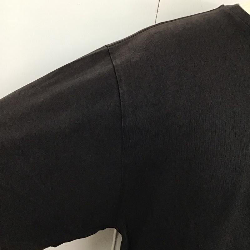 ゴーシャラブチンスキー Gosha Rubchinskiy Tシャツ 半袖 半袖カットソー プリントTシャツ クルーネックカットソー rowa py64nhcknn S ロゴ、文字 黒 / ブラック /  メンズ USED 古着 中古 10119010