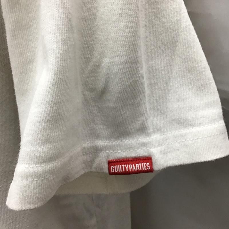 ワコマリア WACKO MARIA Tシャツ 半袖 半袖カットソー プリントTシャツ クルーネックカットソー M ロゴ、文字 白 / ホワイト /  メンズ USED 古着 中古 10116571