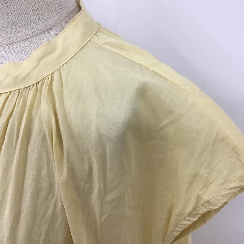 アルエロデザイン ALERODESIGN ワンピース ロングスカート ロングワンピース ノースリーブワンピース フレアスカート M 無地 黄 / イエロー /  レディース USED 古着 中古 10116321