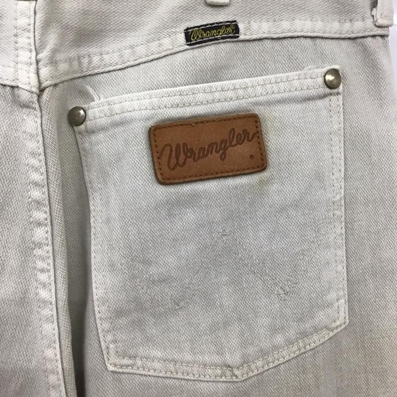 ラングラー Wrangler パンツ デニム、ジーンズ M1178 日本製 ロゴ、文字 ベージュ / ベージュ /  メンズ USED 古着 中古 10116801