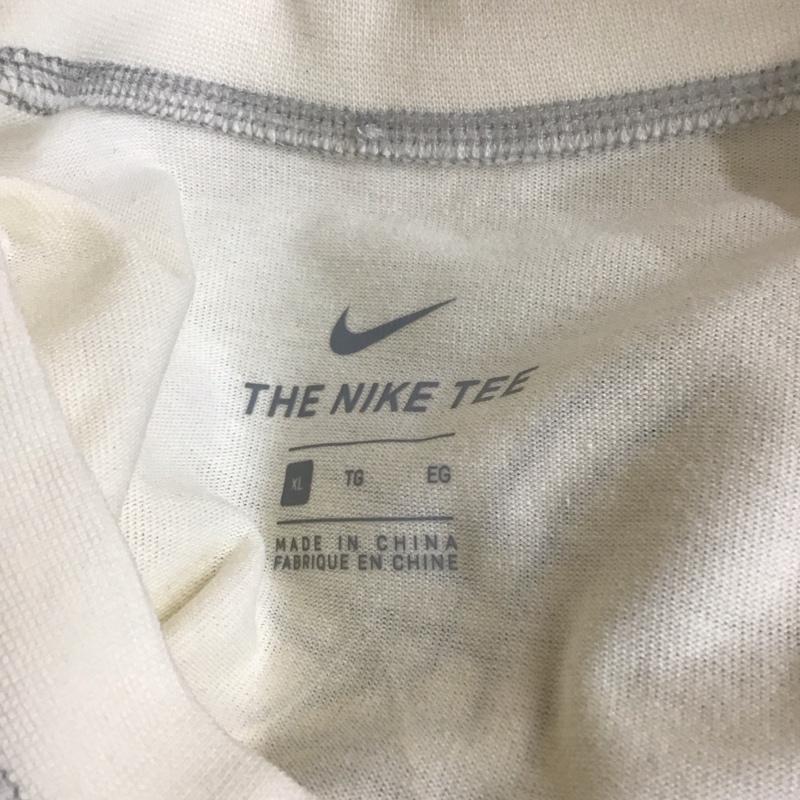 ナイキ NIKE Tシャツ 半袖 DD1413-901 クルーネック バックプリント タグ付き XL  アイボリー / アイボリー /  メンズ USED 古着 中古 10114626