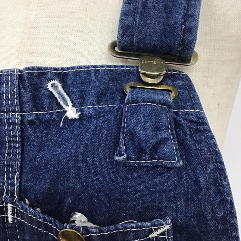 カーハート Carhartt サロペット・オーバーオール サロペット、オーバーオール オーバーオール オールインワン ワイドパンツ カジュアルパンツ デニムパンツ 無地 インディゴ / インディゴ /  レディース USED 古着 中古 10118000
