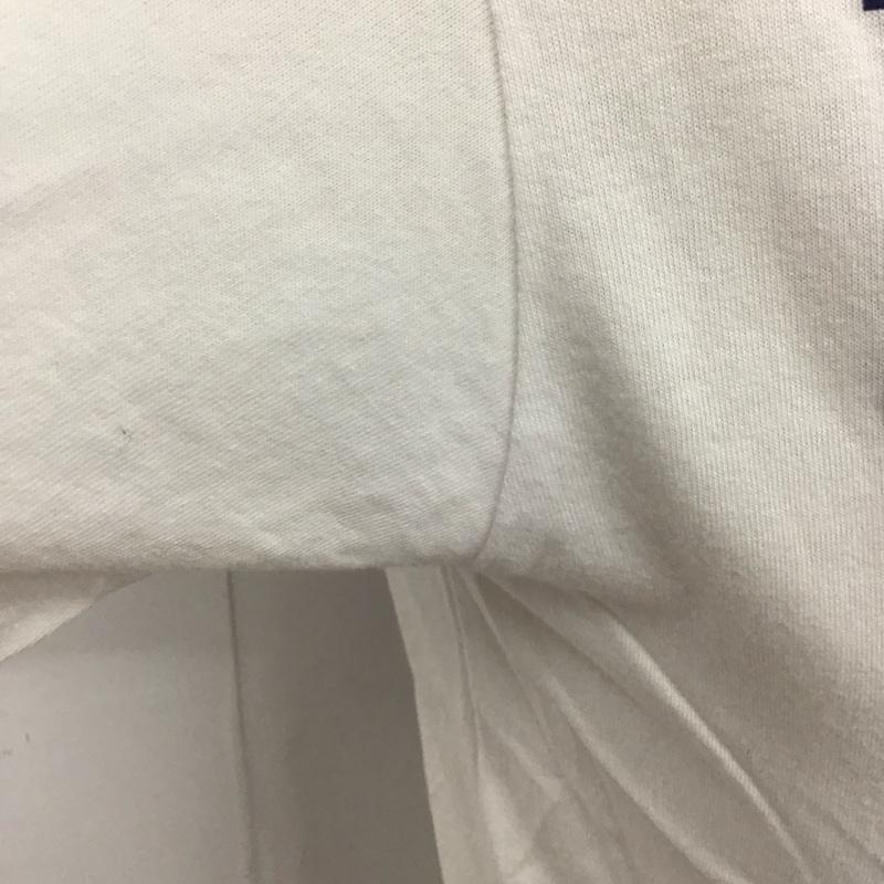 チャンピオン Champion Tシャツ 半袖 C3-V314 MONTANA S ロゴ、文字 白 / ホワイト / X 紫 / パープル /  メンズ USED 古着 中古 10111562