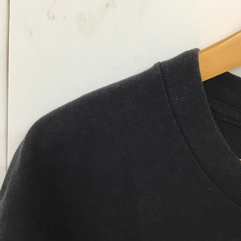 ハフ HUF Tシャツ 半袖 半袖カットソー プリントTシャツ クルーネックカットソー L プリント 黒 / ブラック /  メンズ USED 古着 中古 10132232