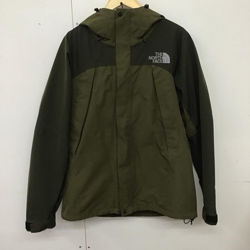ザノースフェイス THE NORTH FACE ジャケット、上着 ジャンパー、ブルゾン np15105 マウンテンジャケット ジップアップジャケット アウター L ロゴ、文字 カーキ / カーキ /  メンズ USED 古着 中古 10140124