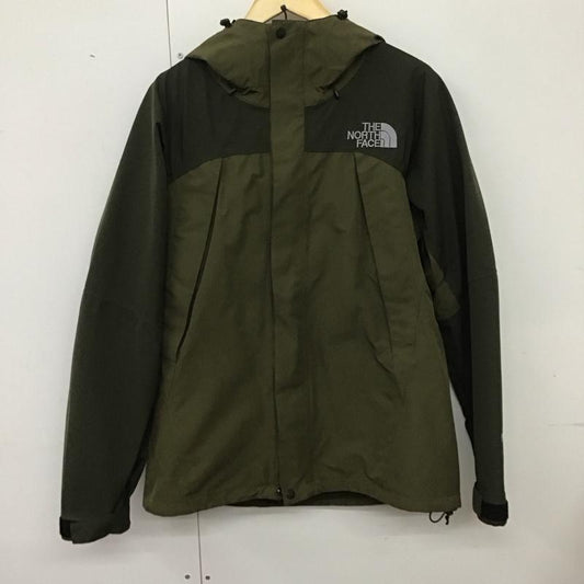 ザノースフェイス THE NORTH FACE ジャケット、上着 ジャンパー、ブルゾン np15105 マウンテンジャケット ジップアップジャケット アウター L ロゴ、文字 カーキ / カーキ /  メンズ USED 古着 中古 10140124