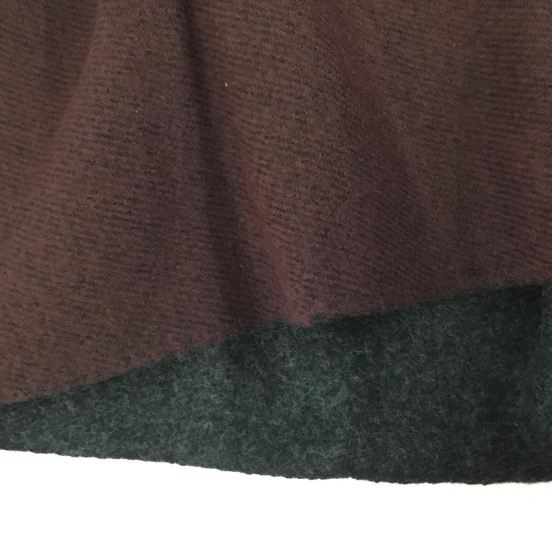 ビームス BEAMS マフラー マフラー 42-45-0060-544 フリンジ 無地 ボルドー / ボルドー / X チャコールグレー / チャコールグレー /  メンズ USED 古着 中古 10130564