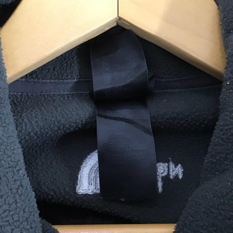 ザノースフェイス THE NORTH FACE ジャケット、上着 ジャケット、ブレザー ジップアップフリースジャケット アウター 長袖ジャケット M ロゴ、文字 黒 / ブラック / X 灰 / グレー /  メンズ USED 古着 中古 10136804