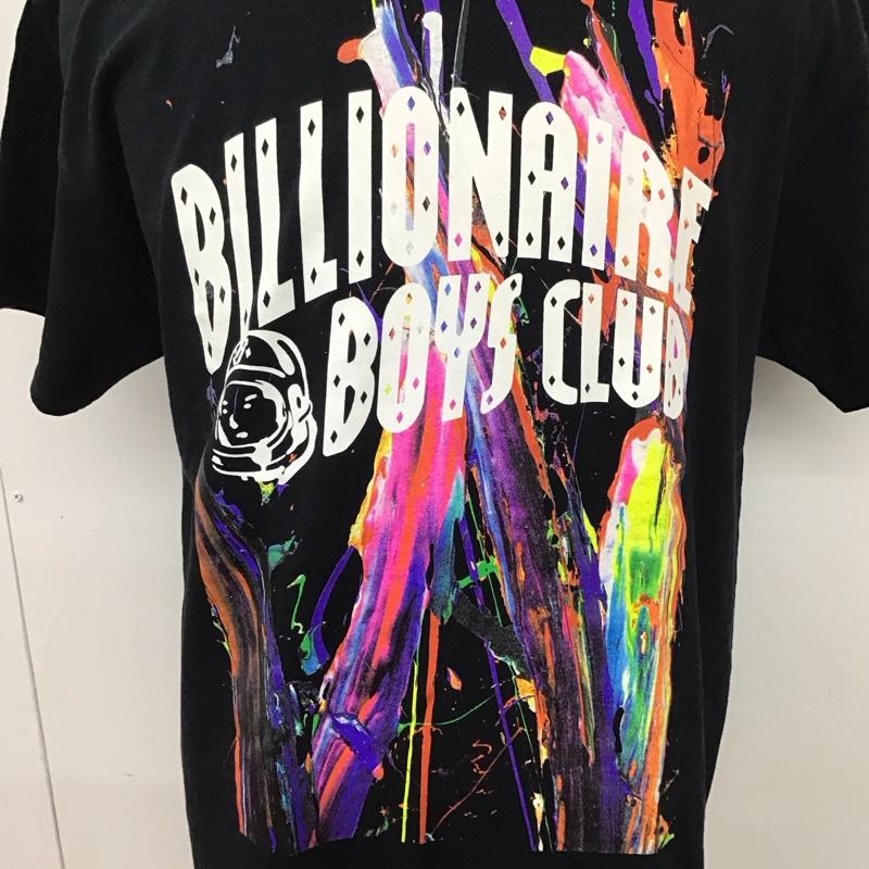 ビリオネア・ボーイズ・クラブ BILLIONAIRE BOYS CLUB Tシャツ 半袖 半袖カットソー プリントTシャツ クルーネックカットソー L プリント 黒 / ブラック /  メンズ USED 古着 中古 10123136
