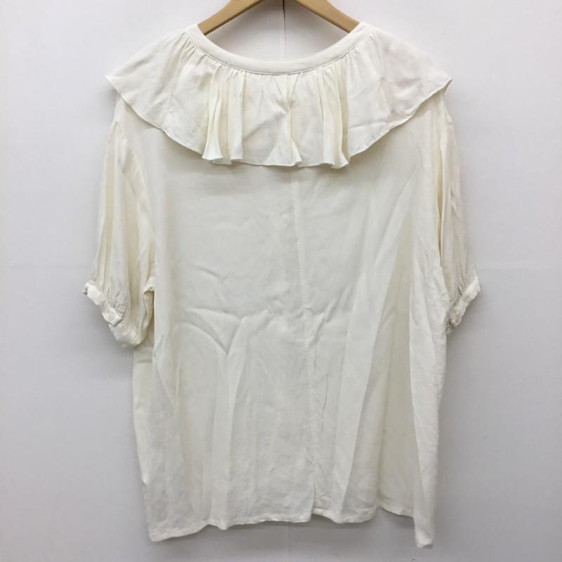 ローリーズファーム LOWRYS FARM シャツ、ブラウス 半袖 LF622140TS FREE 無地 アイボリー / アイボリー /  レディース USED 古着 中古 10141847