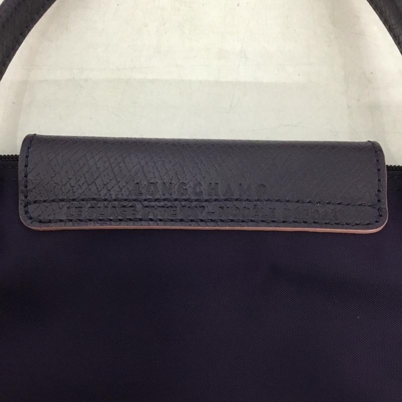 ロンシャン LONGCHAMP トートバッグ トートバッグ 折り畳み ワンポイント 紫 / パープル /  レディース USED 古着 中古 10137431