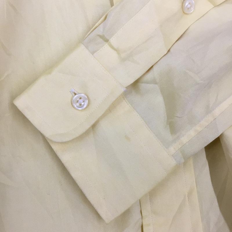 ラルフローレン RALPHLAUREN シャツ、ブラウス 長袖 長袖シャツ カラーシャツ ボタンダウンシャツ 長袖カットソー ロゴ、文字 黄 / イエロー /  メンズ USED 古着 中古 10115121