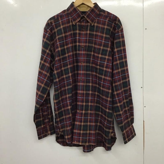 トミーヒルフィガー TOMMY HILFIGER シャツ、ブラウス 長袖 長袖シャツ チェックシャツ カラーシャツ ボタンダウンシャツ M チェック マルチカラー / マルチカラー /  メンズ USED 古着 中古 10138203