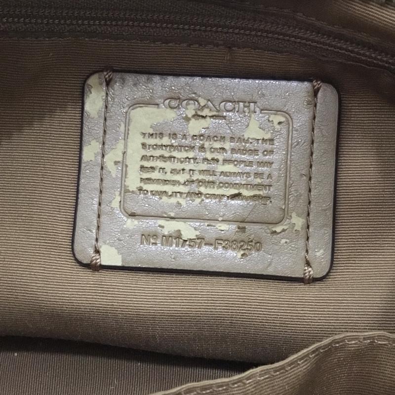 コーチ COACH トートバッグ トートバッグ F38250 ショルダー 2WAY ロゴ、文字 茶 / ブラウン /  レディース USED 古着 中古 10144337