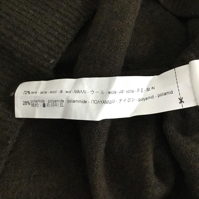 ザラ ZARA ニット、セーター 長袖 0693 404 500 クルーネック XL 無地 カーキ / カーキ /  メンズ USED 古着 中古 10107032