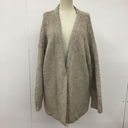 ローリーズファーム LOWRYS FARM カーディガン 長袖 ニットカーディガン FREE 無地 ベージュ / ベージュ /  レディース USED 古着 中古 10123585