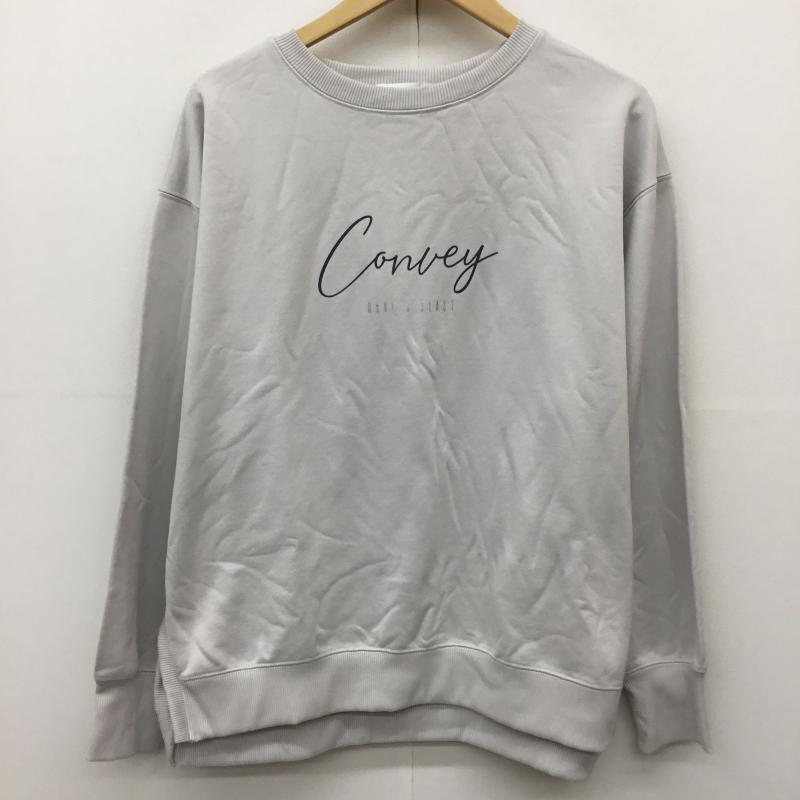 グローバルワーク GLOBAL WORK トレーナー 長袖 GW625175AD FREE プリント グレージュ / グレージュ /  レディース USED 古着 中古 10142210