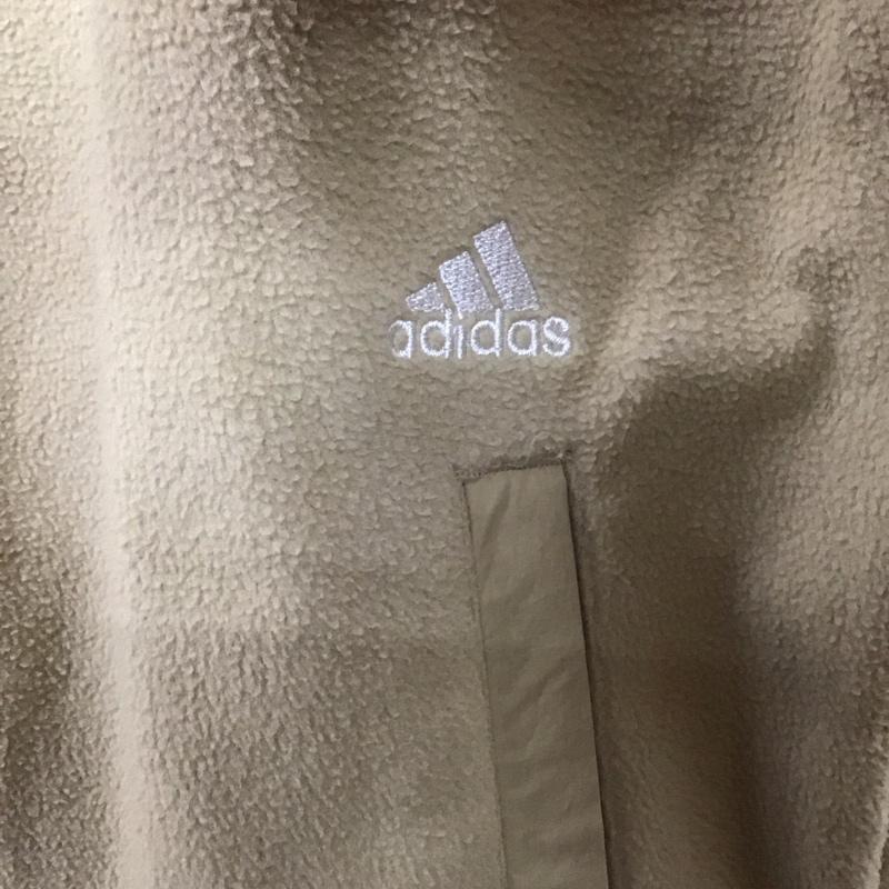 アディダス adidas ジャケット、上着 ジャンパー、ブルゾン フリースジャケット フロントボタン アウター ノーカラージャケット L 無地 マルチカラー / マルチカラー /  メンズ USED 古着 中古 10144792