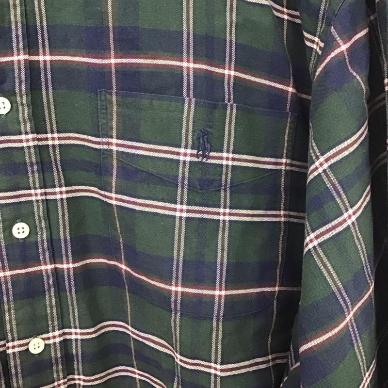 ラルフローレン RALPHLAUREN シャツ、ブラウス 長袖 ボタンダウンシャツ XL チェック マルチカラー / マルチカラー /  メンズ USED 古着 中古 10128505