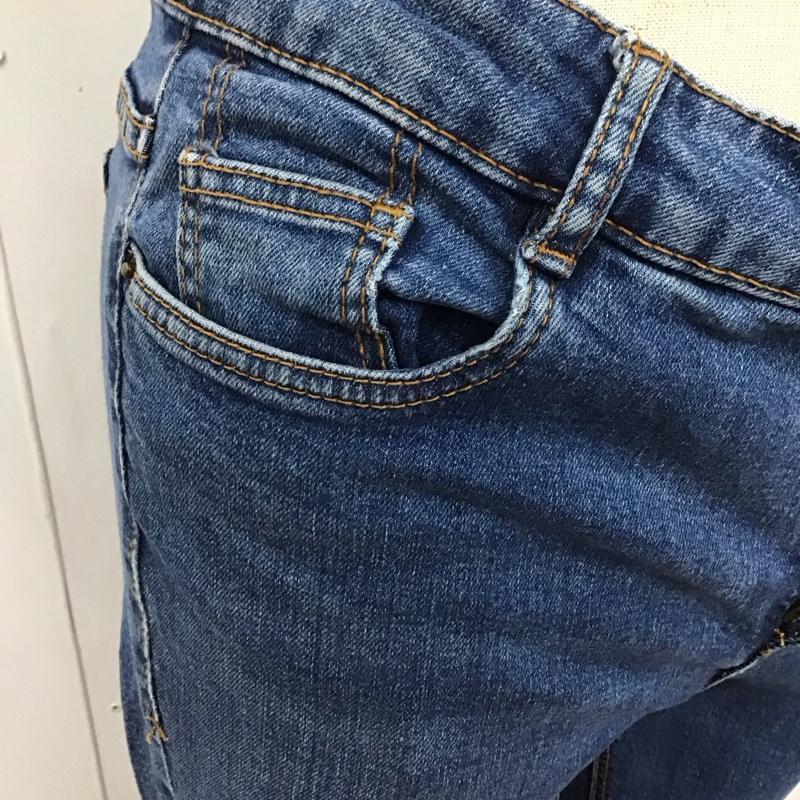 ザラ ZARA パンツ デニム、ジーンズ デニムパンツ スリムパンツ ストレッチパンツ ジーンズ 36 無地 インディゴ / インディゴ /  レディース USED 古着 中古 10122408