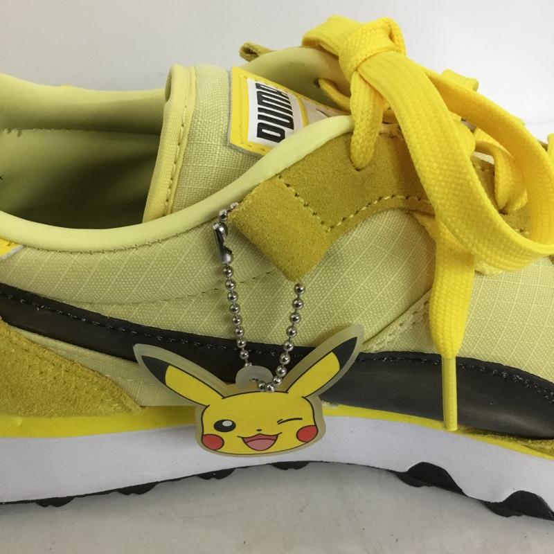 プーマ PUMA スニーカー スニーカー 387688 01 RIDER FV PIKACHU ピカチュウ ポケモン 27cm 箱有 27.0cm ロゴ、文字 黄 / イエロー / X 黒 / ブラック /  メンズ USED 古着 中古 10143264