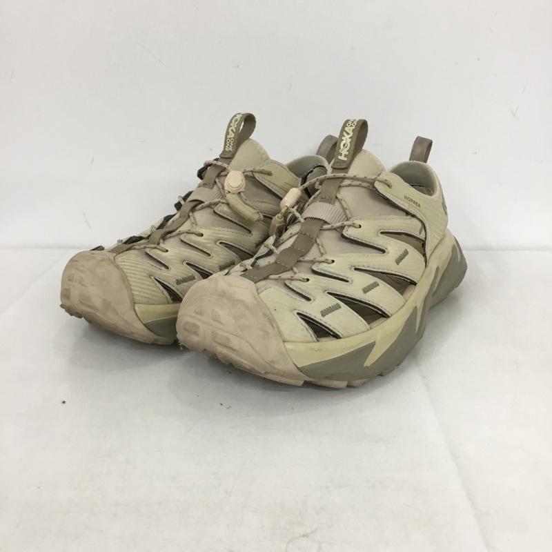 ホカオネオネ HOKA ONEONE サンダル サンダル 1123112 SSDD マウンテンサンダル 水陸両用 HOPARA 25.5cm 25.5cm ロゴ、文字 ベージュ / ベージュ /  メンズ USED 古着 中古 10140191