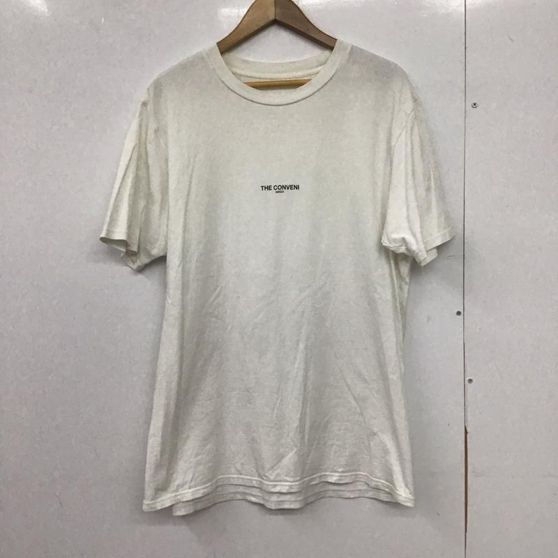 ザコンビニ THE CONVENI Tシャツ 半袖 XL ロゴ、文字 白 / ホワイト /  メンズ USED 古着 中古 10148084