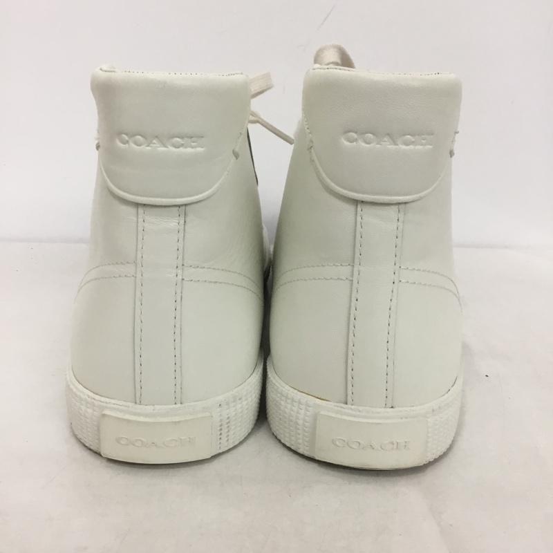 コーチ COACH スニーカー スニーカー FG4398 ハイカット EU43 無地 白 / ホワイト /  メンズ USED 古着 中古 10141584