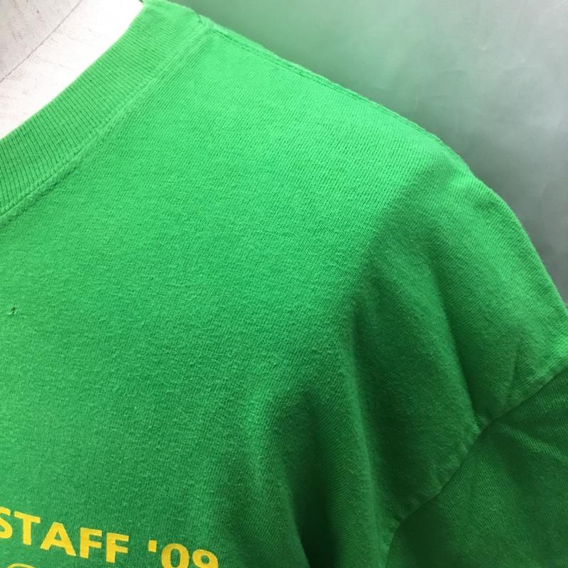 ハーレーダビッドソン Harley-Davidson Tシャツ 半袖 半袖カットソー プリントTシャツ クルーネックカットソー 00s L プリント 緑 / グリーン /  メンズ USED 古着 中古 10114891