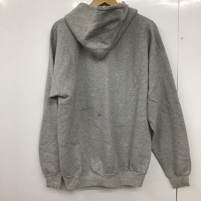 ディズニー Disney パーカー 長袖 長袖パーカー プルオーバーパーカー スウェット L プリント 灰 / グレー /  メンズ USED 古着 中古 10147985