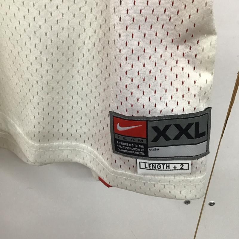 ナイキ NIKE タンクトップ タンクトップ タンクトップ ノースリーブカットソー Vネック スポーツウェア XXL ロゴ、文字 白 / ホワイト /  メンズ USED 古着 中古 10142609